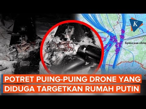 Penampakan Drone yang Digunakan untuk Serang Rumah Putin