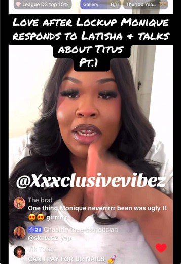 Love after Lockup Monique responds to Latisha & talks about Titus Pt.1 #moniqueloveafterlockup #loveafterlockup #moniqueandderek #fyp #loveduringlockup