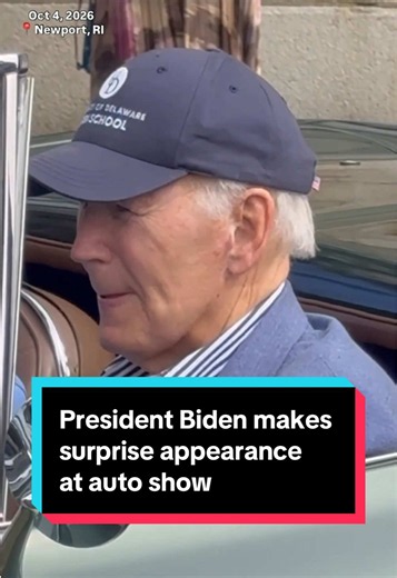 Former President Joe Biden made a surprise appearance at a Newport car show on Sunday, bringing his 1967 Chevrolet Corvette Stingray and comedian Jay Leno. #joebiden #jayleno #cartok #rhodeisland #biden