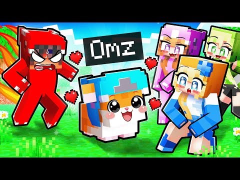 Playing as a BABY HAMSTER to Rizz Girls in Minecraft!
