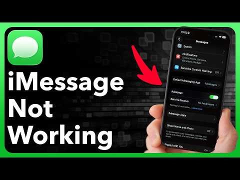 How To Fix iMessage Not Working On iPhone