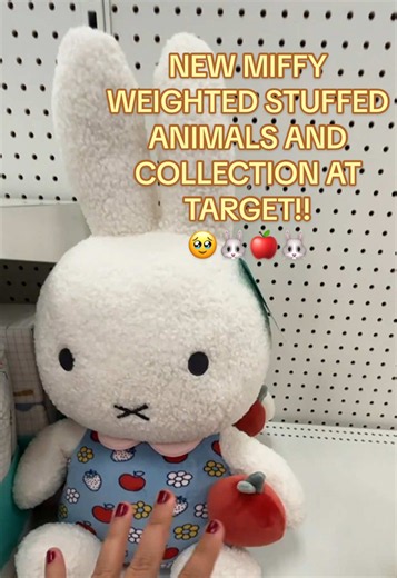 GUYS THERES MIFFY WEIGHTED STUFFED ANIMALS AT @target RN🥹🥹🥹✨ #shopwithme #target #targetfinds #miffy #weightedstuffedanimal