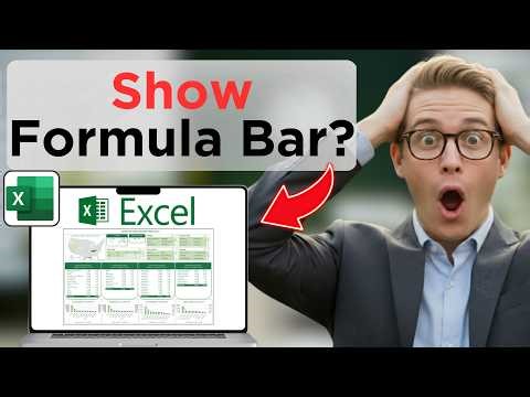 How To Show Or Hide The Formula Bar In Excel (Full Guide 2026)