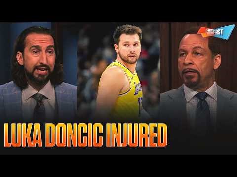 Lakers CURBSTOMPED by Thunder, What does Luka Doncic’s injury mean for Los Angeles? | FTF