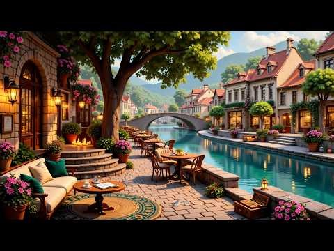 Smooth Jazz Instrumental Music for Good Mood🌸 Spring Coffee Shop Ambience & Relaxing Jazz Background