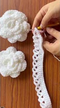 Crochet flower tutorial |crochet ideas #crochet #knitting #diy #crochetcrosai #handmade