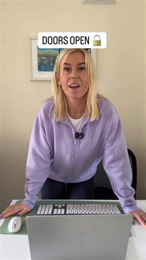 Doors are open🔓 NourisHer is open for this month’s intake and I cannot wait to welcome this group!! Here’s what’s waiting for you inside: ✅ Your own dedicated coach, with whom you will have weekly check-ins ✅ Personalised nutrition plan ✅ Workout programme built for your real life ✅ Weekly group calls with Kate daily app support ✅ A community of women who get it ✅ And so much more!! €159/month - Cancel anytime with 30 days notice. Doors close Sunday 8th March Don’t let this one go by 💜 Comment