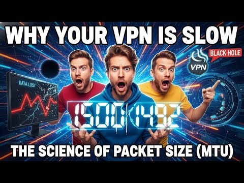 Why Your VPN is Slow: The Science of Packet Size #networking #tech #vpn #sysadmin #internetspeed