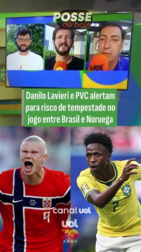 Fechou o tempo! Danilo Lavieri e PVC alertam para risco de tempestade no jo