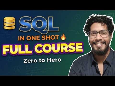 SQL Masterclass | SQL Basics to Advanced | Joins, Subqueries, Indexes, Transactions Explained 🔥