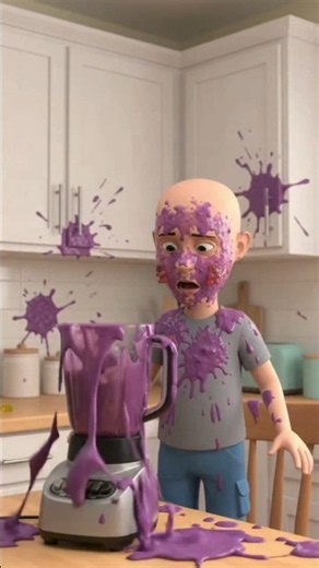 Classic Caillou's Crazy Kitchen Experiment! 🤪💥 #Shorts #funnyshorts #animation