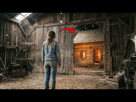 She Inherited an Old Barn With a Hidden Cabin — What She Found Changed Everything