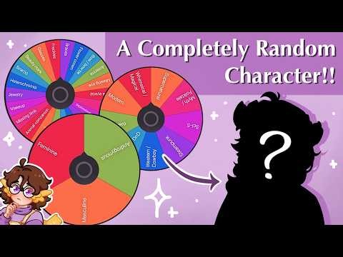 Using Wheels To Design An ENTIRE CHARACTER! | Randomized Character Design Challenge