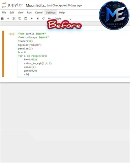 “Python Turtle Animation 🚀 | Cool Coding Project”