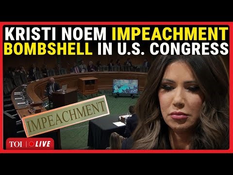 Kristi Noem IMPEACHMENT Announcement; '$172 Mn Jet Scandal, ICE Raids' To Haunt DHS Secy? US News