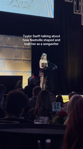 Getting to witness @Taylor Swift being inducted into the Nashville Songwriters Hall of Fame as someone who was inspired by her 20 years ago to become a songwriter and move to Nashville will be a core memory I’ll never forget 🥹