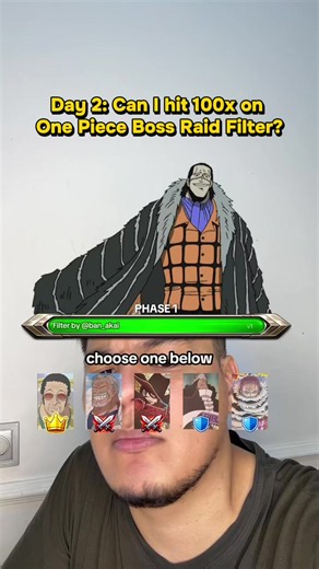 One Piece Boss Raid Filter 100x Damage Guide — Day 2