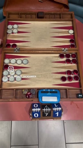 Maeis vs David - EPIC #Backgammon CLASH [Katgammon board]! 🎲🎲