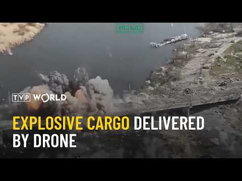 Remote drone blasts strategic bridge in occupied territories | Military Mind