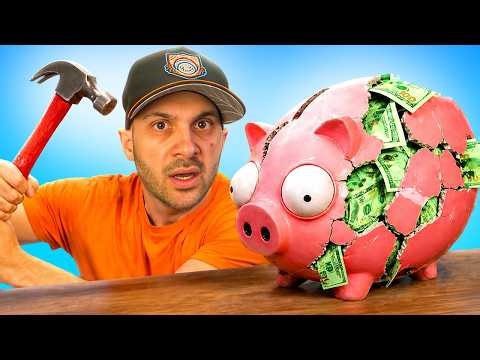 I Finally Opened my Childhood Piggy Bank..