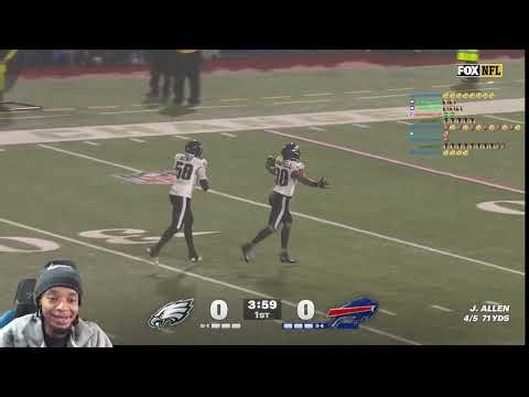 FlightReacts To Eagles vs. Buffalo Bills Game Highlights | NFL 2025 Season Week 17!