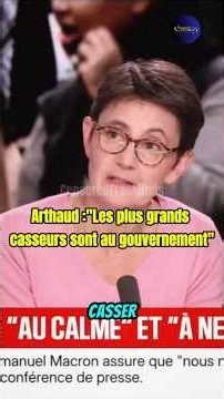Nathalie Arthaud sets BFM straight on violence and revolt