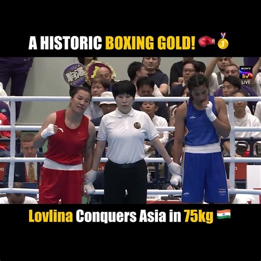 Congratulations to Lovlina on winning the first ever Gold Medal in the Women’s 75kg Boxing event