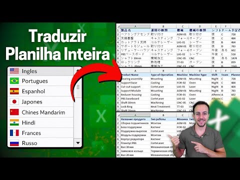 Nova Fórmula Excel - TRADUZIR - Traduz planilha em tempo real para qualquer lingua