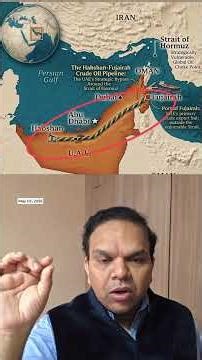 Habshan–Fujairah Pipeline Explained #iran #iranisraelwar #iranwar #trump #missiles #missile #uae