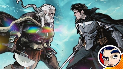 Viking Deathstroke fights Kryptonian Bruce Wayne in crossover clash