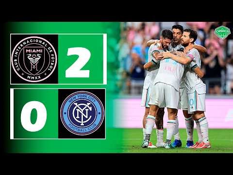 ✅ DE LA MANO DE MESSI, INTER MIAMI DERROTÓ A NEW YORK CITY Y CLASIFICÓ A LOS PLAYOFFS