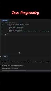 Java : Variable