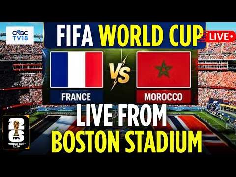 🔴FIFA World Cup Quarter-Finals LIVE: Morocco Vs France Live from Boston Stadium| Hakimi Mbappe |N18G