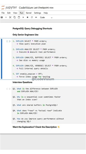 🔥 PostgreSQL Query Debugging Shortcuts Only Senior Engineers Use #postgresql #databases #backend