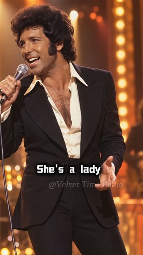 She's a Lady – Tom Jones (1971) | Lyrics | Velvet Time Radio #lyricsvideo #70smusic #tomjones