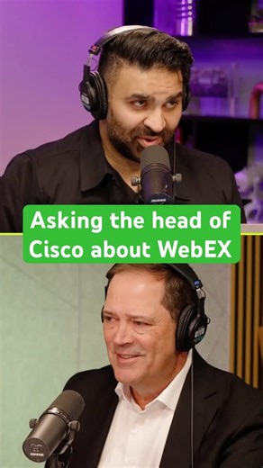 Asking the head of Cisco about WebEX
