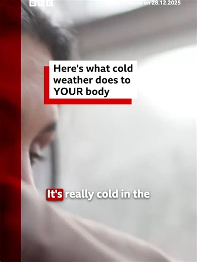 Do you know what cold weather does to your body? #Cold #ColdWeather #Snow #Weather #WeatherForecast #UKWeather #News #BBCNews