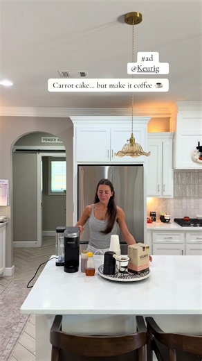 #ad @Keurig This fall, I turned my favorite cozy flavor into a coffee moment 🍂 The Warm Hug blend from Keurig Coffee Collective™ has the most beautiful caramel spice notes.. basically carrot cake in a cup. Available at Keurig.com, Amazon, and Walmart.