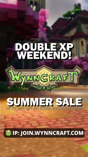 the DXP experience! Double XP Weekend RIGHT NOW! #minecraft #wynncraft #mmorpg