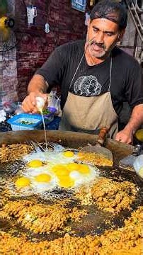 Most Fastest Anda Tikki Making In Lahore #shorts