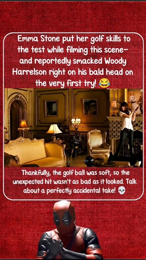 Emma Stone’s Golf Swing Took Woody Harrelson by Surprise 😂🎯 | Zombieland