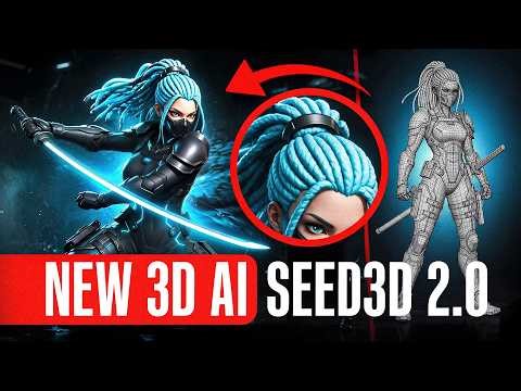 Seed3D 2.0 is HERE — New Best 3D AI Generator?