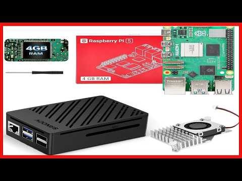 SANOOV Raspberry Pi 5 4GB Kit – Ready for IoT, Robotics, and Retro Gaming