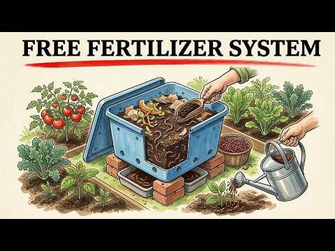 FREE Fertilizer Forever - The 1-Worm System That Feeds Every Bed You Own