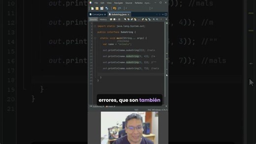 ⚡️ ¡No falles en Substring! Tip de Certificación #Java #Shorts | Diego Silva Límaco
