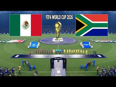 MEXICO vs SOUTH AFRICA | FIFA World Cup 2026 USA | All Goals | PES Gameplay