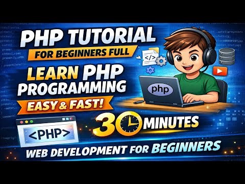 PHP Tutorial for Beginners Full | Master PHP Programming in 30 Minutes