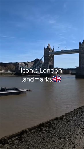 Tower Bridge Views | Tower of London & City Skyline from River Thames 🇬🇧 #towerbridge #towerlondon