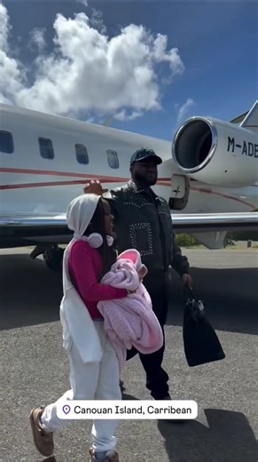 Davido and his beautiful daughter Hailey Adeleke jets off for vacation