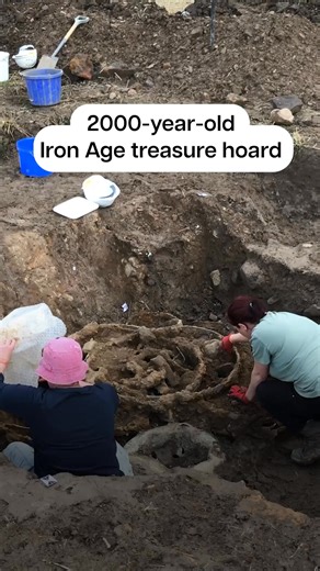 This incredible collection of over 800 objects was buried around 2,000 years ago. And now readers of Current Archaeology Magazine have voted to make the Melsonby Hoard Iron Age find its â€˜Rescue Project of the Yearâ€™! ðŸ† Discovered by metal detectorist Peter Heads in 2021, it was carefully excavated in 2022 by a team of archaeologists from Durham University, with advice from the British Museum and grant funding from us. The hoard includes remains of ancient wagons and chariots, intricate pon